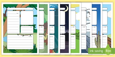 Animal Fact File Template Primary Science Animals