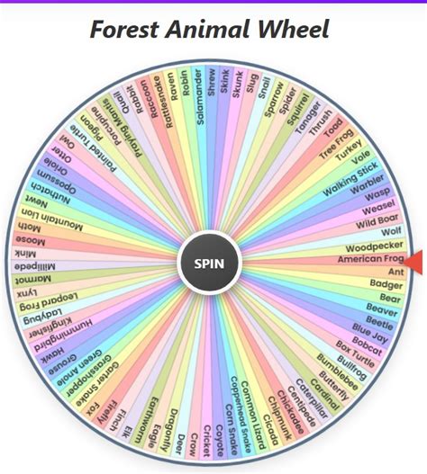 Animal Generator Spin Wheel QANIML