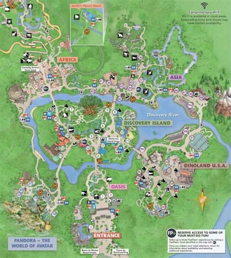 Animal Kingdom Printable Map Ruby Printable Map