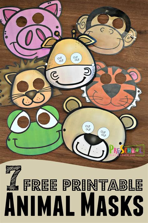 Animal Mask Printables