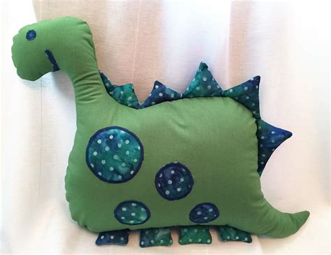 Animal Shaped Throw Pillow, Dinosaur, Kids Room Decor, Nursery Decor by