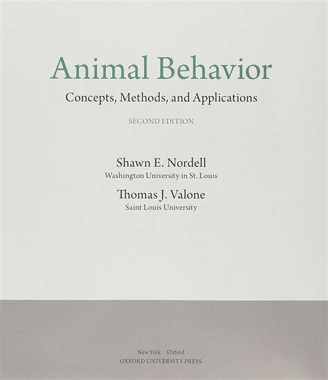 Animal behavior concepts methods and applications. - Solutions manual for 5th edition advanced accounting.