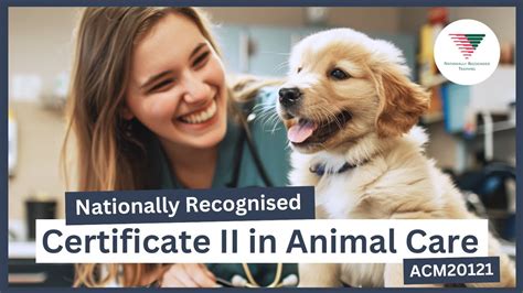 Animal care certificate programs.  This course equips you with practical, h...