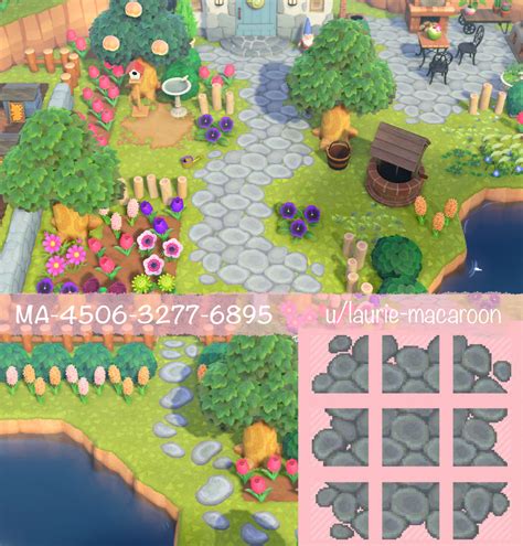 Animal crossing cobblestone pattern.  One of the most popular and visually ...