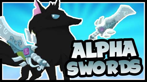 Animal jam alpha sword. Since it awards less than the Alpha Sword's damage boost (40), only the damage boost from the Alpha Sword is counted. In addition to their inability to combine damage boosts with other accessories, weapon accessories that boost damage by 10 or more will also feature a small animation of that item being used when the player attacks an obstacle. 