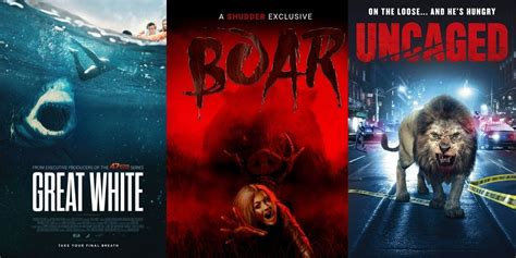 Animal movies horror. Feb 20, 2023 · Meagan Navarro. Universal’s Cocaine Bear from director Elizabeth Banks (Charlie’s Angels) arrives in theaters this Friday, February 24, 2023. In the film, a 500-pound apex predator ingests a ... 
