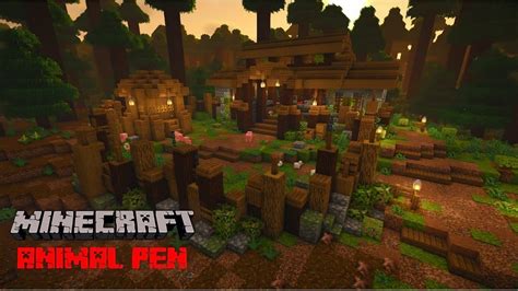 Animal pens minecraft - All Minecraft Ditail