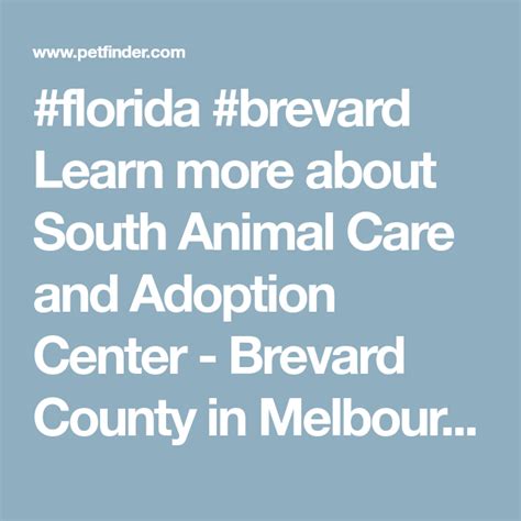 Animal rescue brevard county. MERRITT ISLAND Adoption Center 155 Pioneer Road Merritt Island, FL 32953 (321) 636-3343 x214 Bed and Biscuit Pet Hotel (321)609-5257 