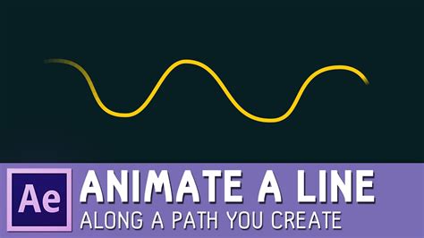 Animate Vector line draw in after effects tutorial YouTube