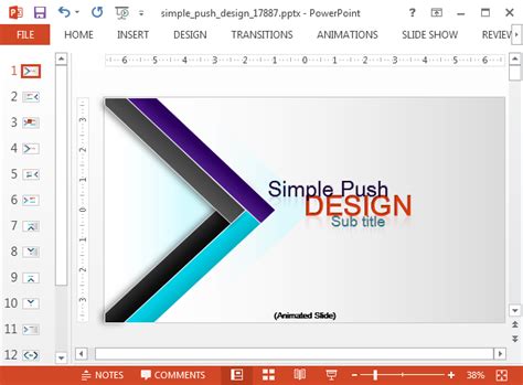 Animated Modern Image Layout PowerPoint Template