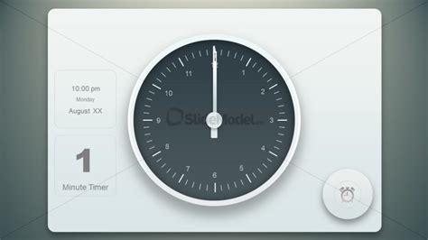 Animated PowerPoint Timer Analog Clock SlideModel