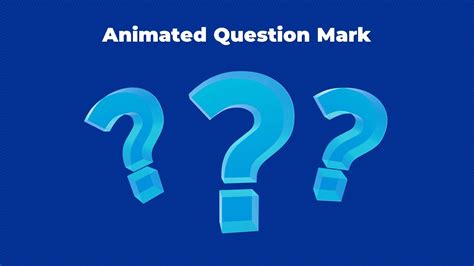 Animated Question Mark PowerPoint Template SlideBazaar
