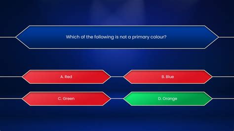 Animated Quiz Free Presentation Template For PPT And Google Slides