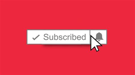 Animated YouTube Subscribe Button and Notification Bell in 2020