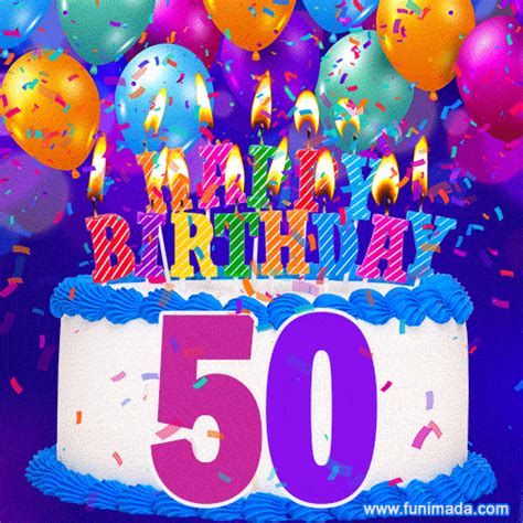 The perfect 50th Birthday Animated GIF for your conversation. 