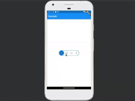 Animated list example in flutter.  Display a button that toggles the visibili...