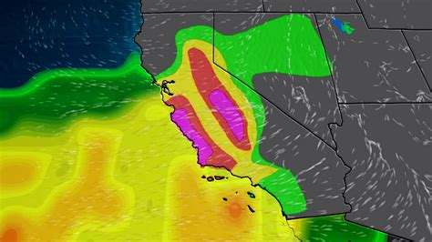 Animated map: Watch 30-plus atmospheric rivers slam into California
