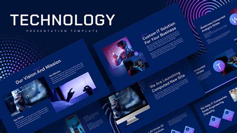 Animated ppt templates canva.  Technology presentation templates Introduce your unique...