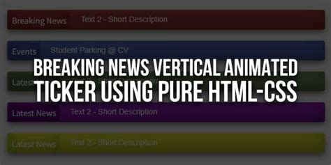 Animated ticker css.  But I am facing an issue where after the second last element the ...