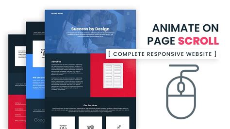 Animation On Page Scroll How to build a Complete Responsive Website