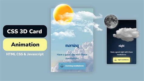 Animation background css.  This tutorial shows how to style your card with di...