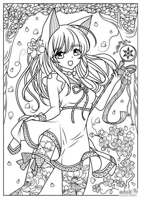 Anime Adult Coloring