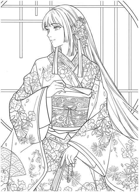 Anime Adult Coloring Pages