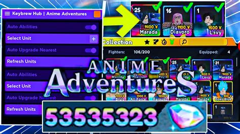 Anime Adventures infinite Gems script pastebin YouTube