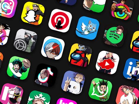 Anime App Icons for Android & iOS 14 Home Screen Wallpapers Clan in
