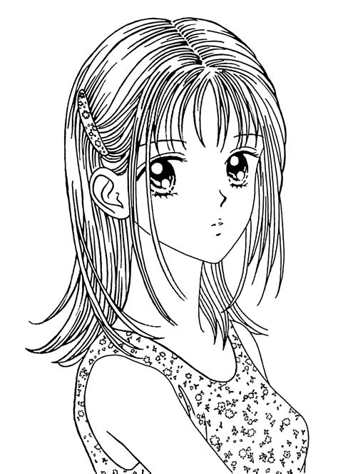Anime Characters Coloring Pages Printable