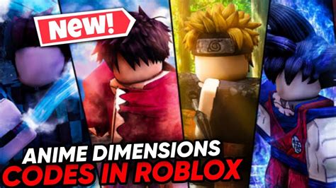 Anime Dimensions codes in Roblox Free gems tokens and more November 2022 
