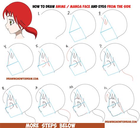 Anime Drawing 10 Anime Drawing Tutorials For Beginners Step By Step