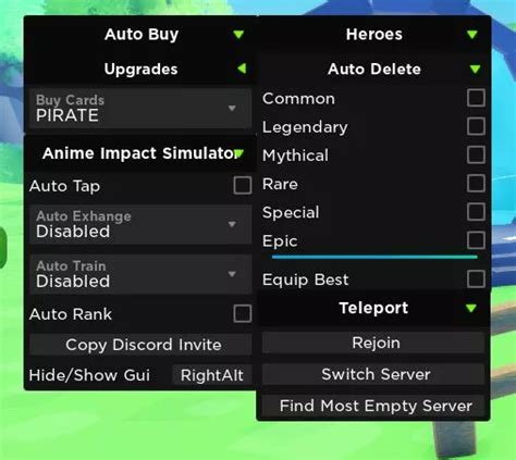 Anime Impact Simulator Script Scripts4Roblox