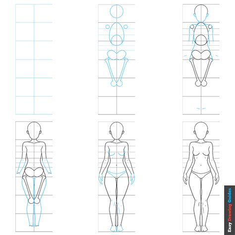 Anime Whole Body Drawing