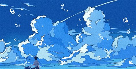A collection of the top 29 Blue Pastel Aesthetic Anime Desktop wall