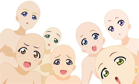 Anime group base. 3. Simple Head Shapes. Find the right shape for your anime characters head, then add details. As Skillshare instructor Jay Dubb says, “drawing is fun, but it can be frustrating.”. Save yourself the hassle and learn how to draw anime heads using his tried and true simple shapes methods. 