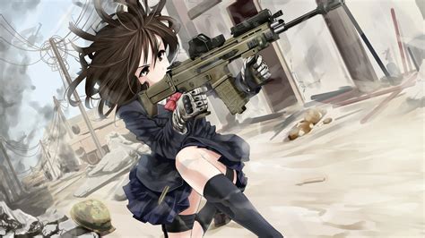 Anime gun wallpaper 4k.  Explore Guns backgrounds in high quality HD a...