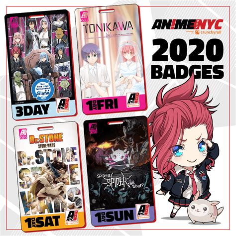 Anime nyc badge. Anime NEWYORK the New York City's anime international! ONE vitrine is the best of Japanese pop culture in the biggest city in America, Anime NEWLY brings cartoons ventilators plus publishers together for three-way days of unique exhibits, exclusive film, extensive panels, and appearances by some is the biggest creators in Indien. Join us for a 
