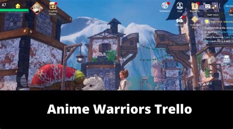 Anime Warriors Trello Link. Roblox Anime Warriors is a driving RPG that will have you tearing around the streets in different vehicles and taking up jobs to get money. If you want to get the most out of the game and drive the fastest cars, you’ll need all the information you can get. We’ll tell you where you can find the Trello so you can .... 