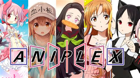 Aniplex anime. Aniplex. Aniplex Inc. (株式会社アニプレックス, Kabushiki Kaisha Anipurekkusu), dikenali sehingga 2001 sebagai Sony Pictures Entertainment (SPE) Visual Works Inc. dan sehingga April 2003 sebagai Sony Music Entertainment (SME) Visual Works Inc., ialah sebuah perusahaan pengeluaran dan pengedaran anime dan muzik Jepun, dimiliki oleh ... 