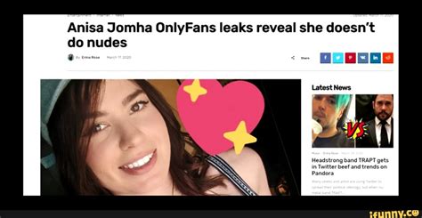Anisa Jomha Onlyfans Videos & Photos Leaked On Twitter, Reddit – The Details. October 6, 2023 John Paul. …Researched and contributed by Solomon Thomas. …