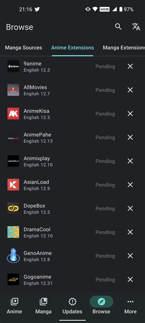 Unofficial Aniyomi Extensions. This repository contains some unofficial extensions for the Aniyomi app. Usage. Unofficial extension sources can't be downloaded or updated via the main Aniyomi app. They are installed and uninstalled like regular apps, in .apk format. Downloads. To download the APK files, they are available in the repo branch .... 