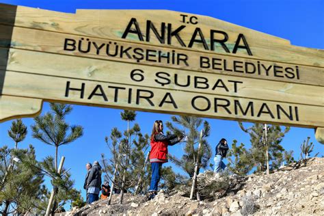Ankara’ya 6 Şubat Depremi anısına hatıra ormanı