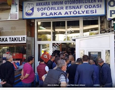 Ankara şoförler odası plaka basım yeri telefon