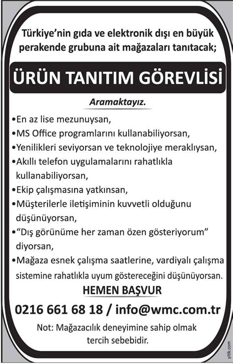 Ankara bayan eleman gazete iş ilanları