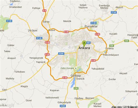 Ankara beytepe nerede harita