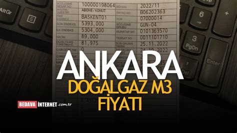 Ankara doğalgaz m3 fiyatı