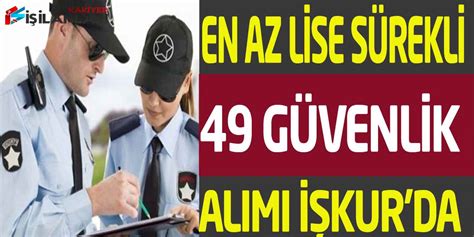 Ankara güvenlik iş ilanları