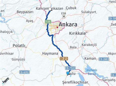 Ankara konya arası kaç km