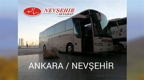 Ankara nevşehir otobüs bileti kaç lira